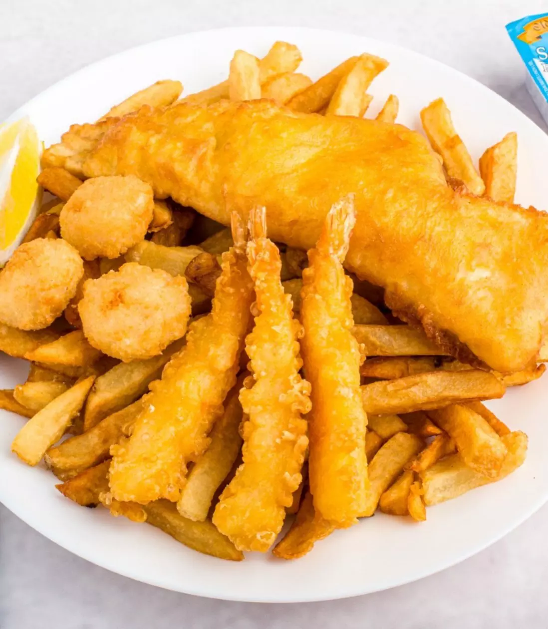 Union Jack Fish and Chips in British Style (GlutenFree)